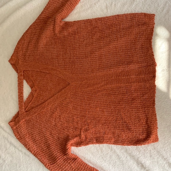 Open back coral forever 21 sweater - Picture 6 of 8